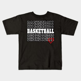 Basketball with heart Kids T-Shirt